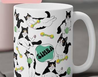 Custom Pet Mug Name Custom Cat Mug Cat Coffee Cup Personalized Pet  Mug for Pet Lover Personalized gift for Mother's Day Cat mug wrap