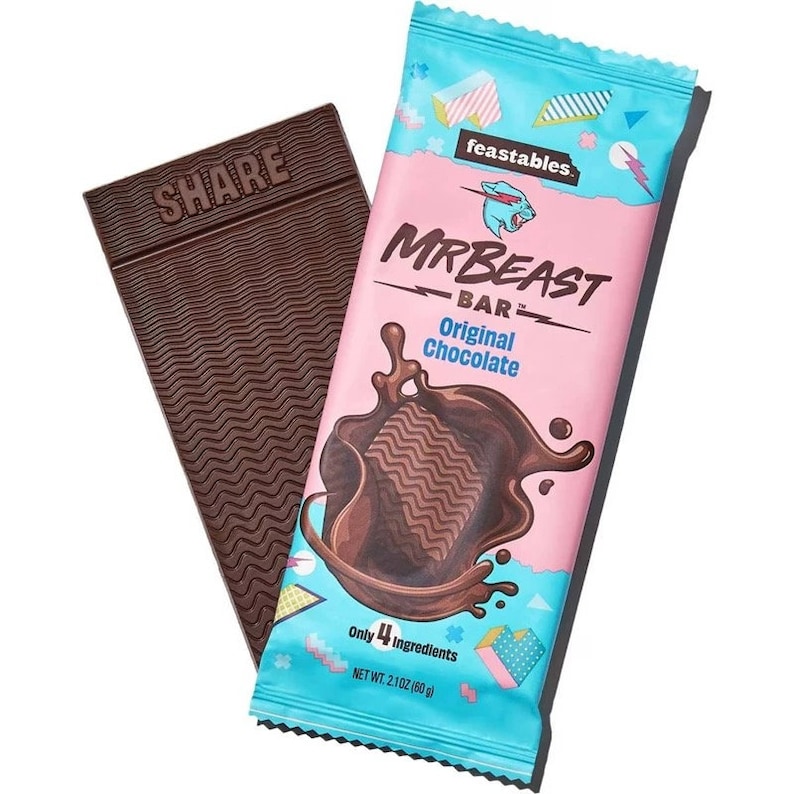 Mr Beast Chocolate Bar 60g zdjęcie 3