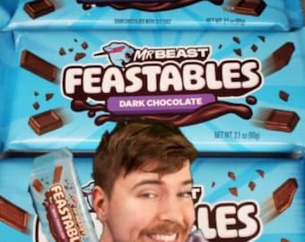 Neue, cremigere Verpackung – Mr Beast Feastables Schokoriegel 60g