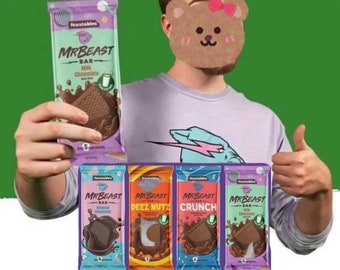 Barretta di cioccolato Mr Beast 60g