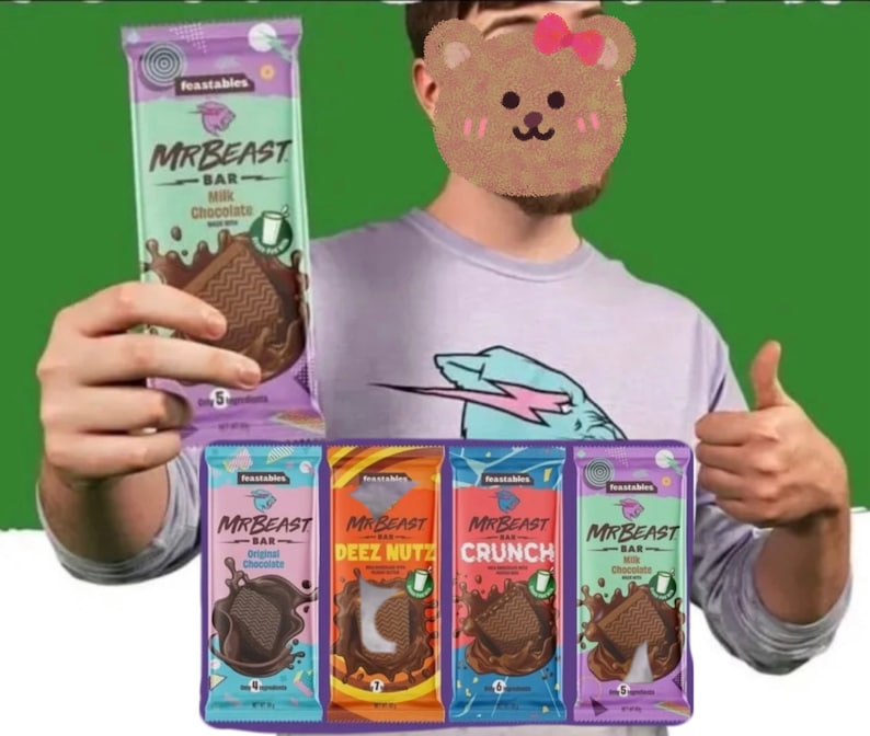 Mr Beast Chocolate Bar 60g zdjęcie 1