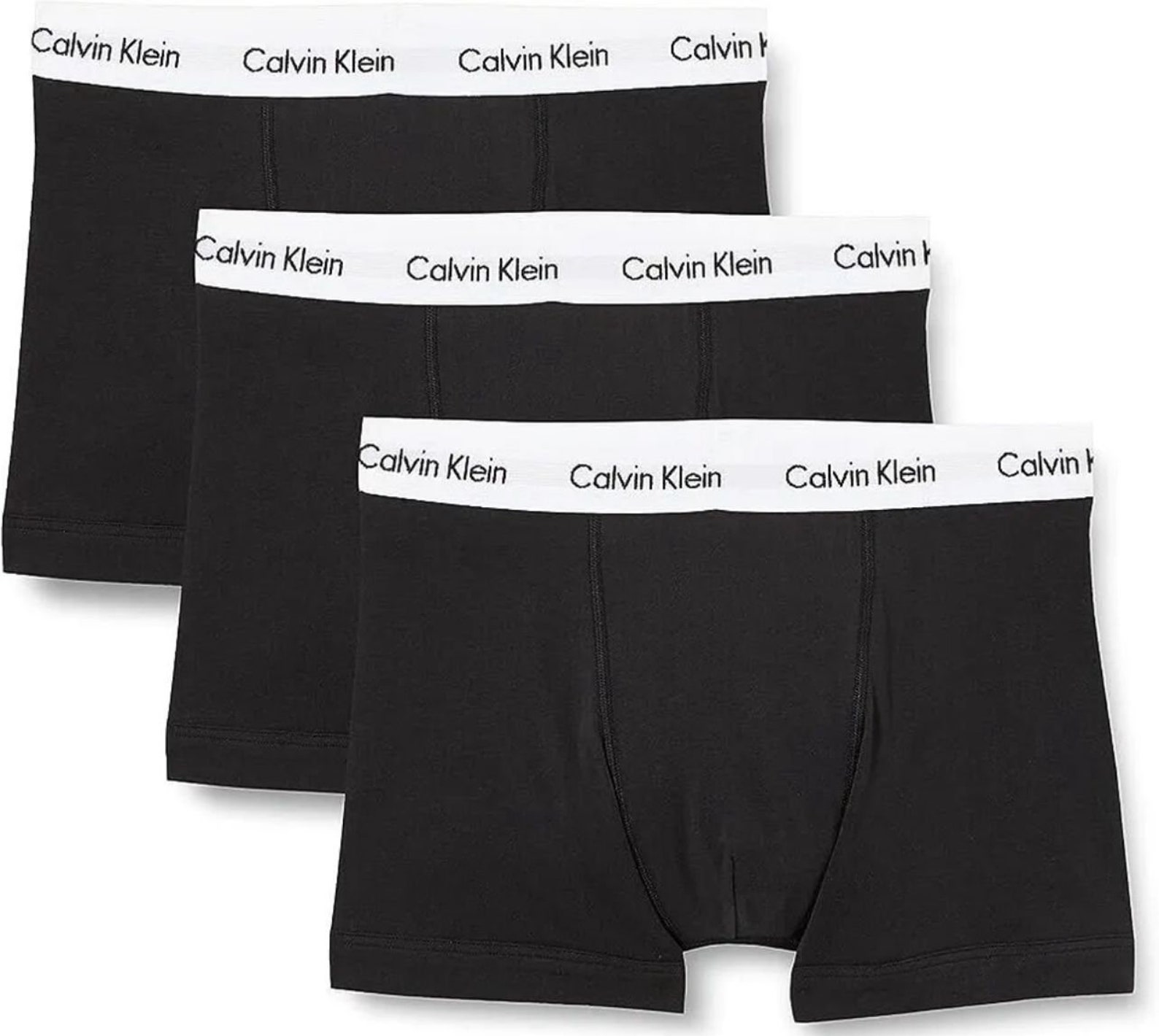 Calvin Klein Men's Underwear Boxer Shorts CK Trunks All Sizes Pack of 3