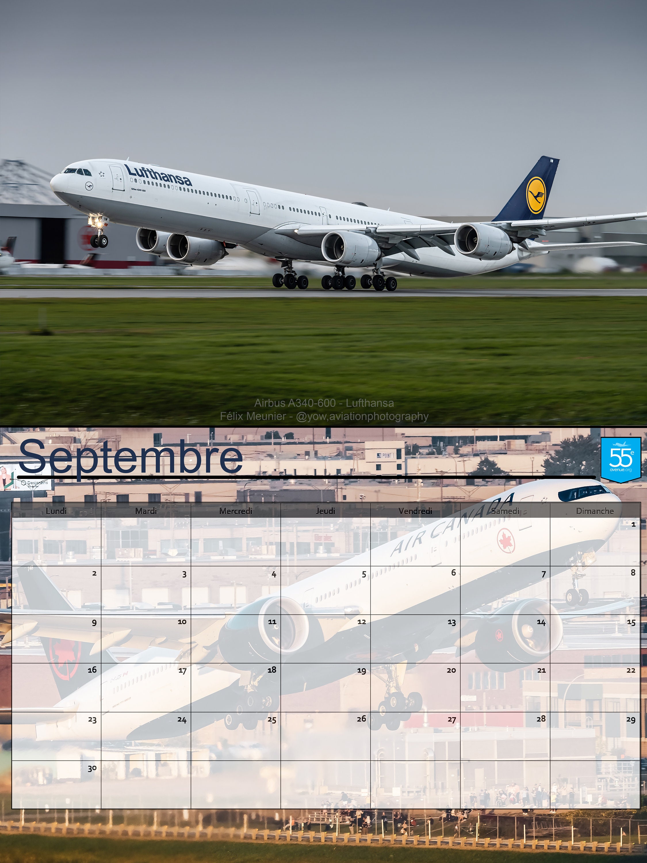 2024 Aviation Calendar Etsy
