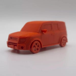 Honda Element Toy Car Model Car Red Rolling Scale Model Honda Element Camper SUV Toaster