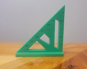 3" Plastic Speed Square: Carpentry, Woodworking Trim Tool