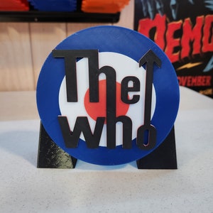 The Who 3D Printed Logo Art