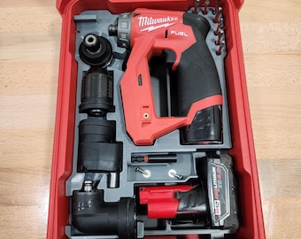 Milwaukee M12 Packout Insert: Dual Layer Drill Driver & Battery Storage