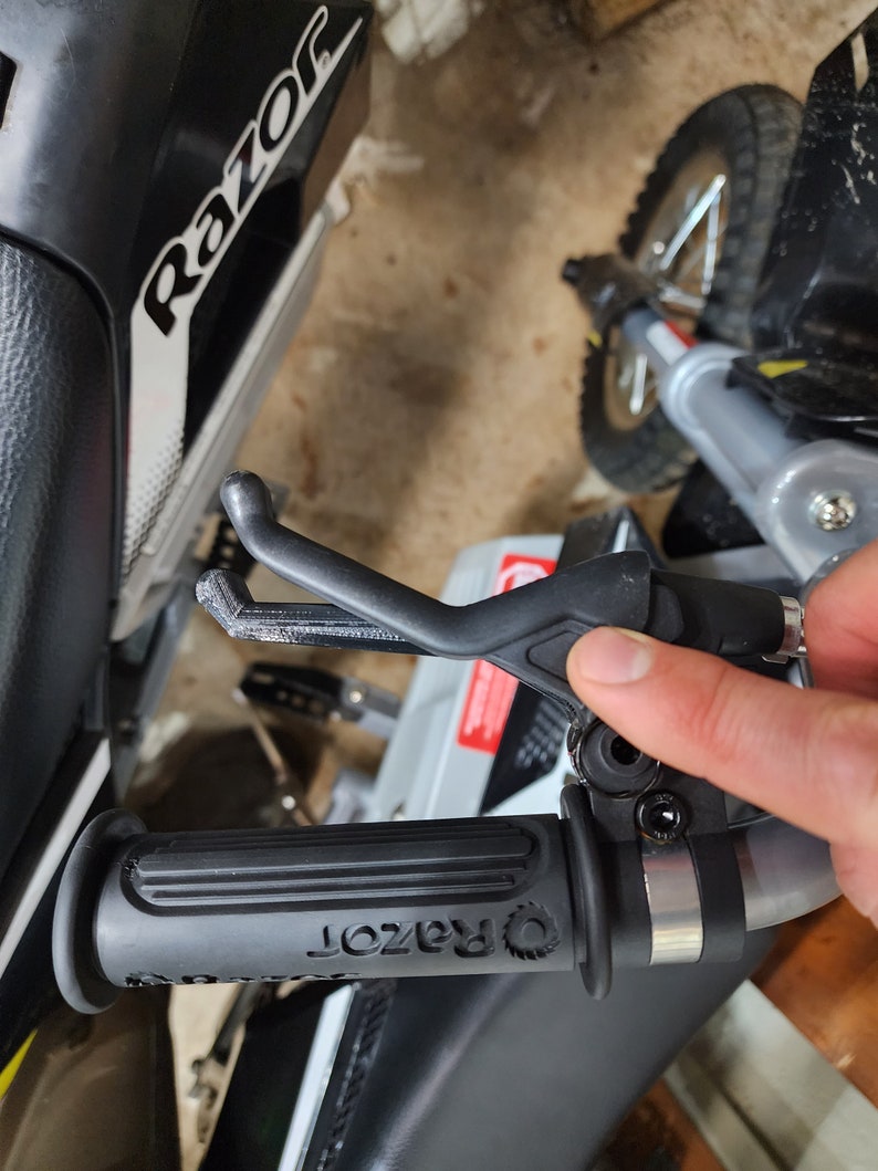 Modded Razor Handebars CAD File - Razor Mx350/mx400/quad Short Reach Brake Handle - Etsy