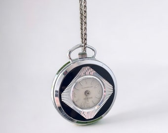 Collier montre antimagnétique Art déco Norbee des années 1960, fabrication suisse
