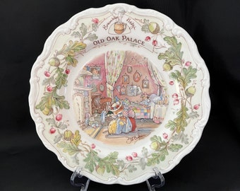 Royal Doulton Brambly Hedge, Assiette Palace Vieux Chêne Porcelaine Fine