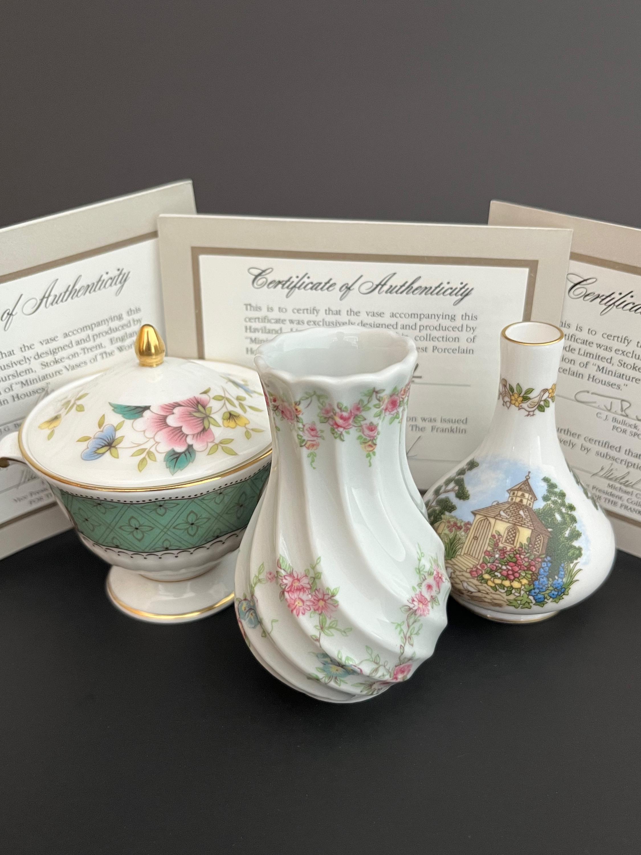 Small Limoges France Miniature Pitcher Lot of 2 H27 | eBay