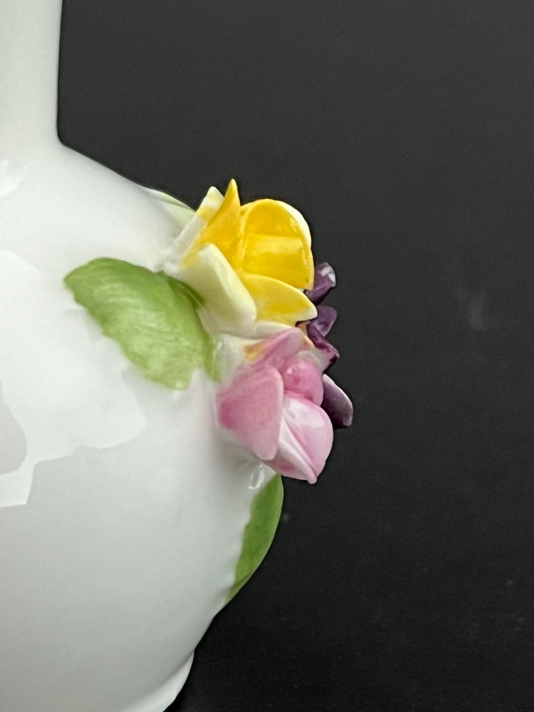 ヴィンテージのミニチュア磁器製つぼみ花瓶：コールポート、フランシス