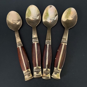 タイ製 金色のスプーン 2本セット Thailand spoon - Etsy 日本