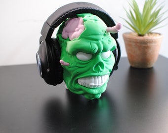 Headphone Holder - Zombie Head