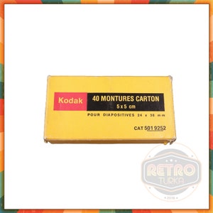 Dia Cartons in Kodak Box 40 Pieces. Unused. 1970s Production