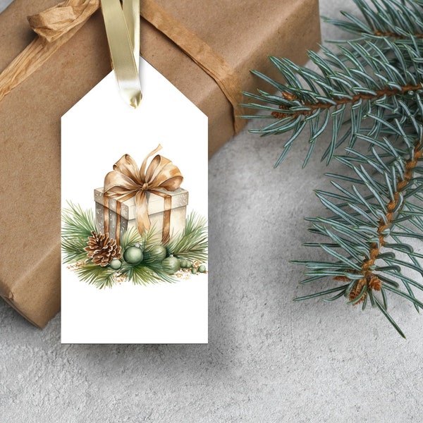 Printable Cozy Christmas Gift Tags,Holiday gift tags, DIY gift tags, Gift wrapping, Assorted Christmas gift tags, Digital download