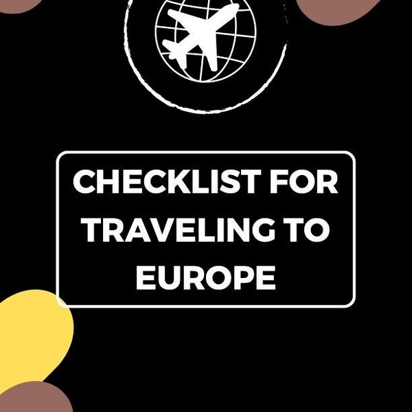 Ultimate Europe Travel Checklist: Printable PDF for Stress-Free Adventures