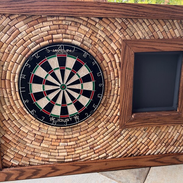 Cork Dart Board Etsy
