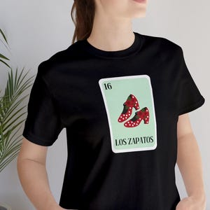Flamenco Dance shoes t-shirt, Folklorico Dance shoes shirt, gift for Flamenco dancer, Spanish Dance, Mexican dance, Shoe lover, Loteria
