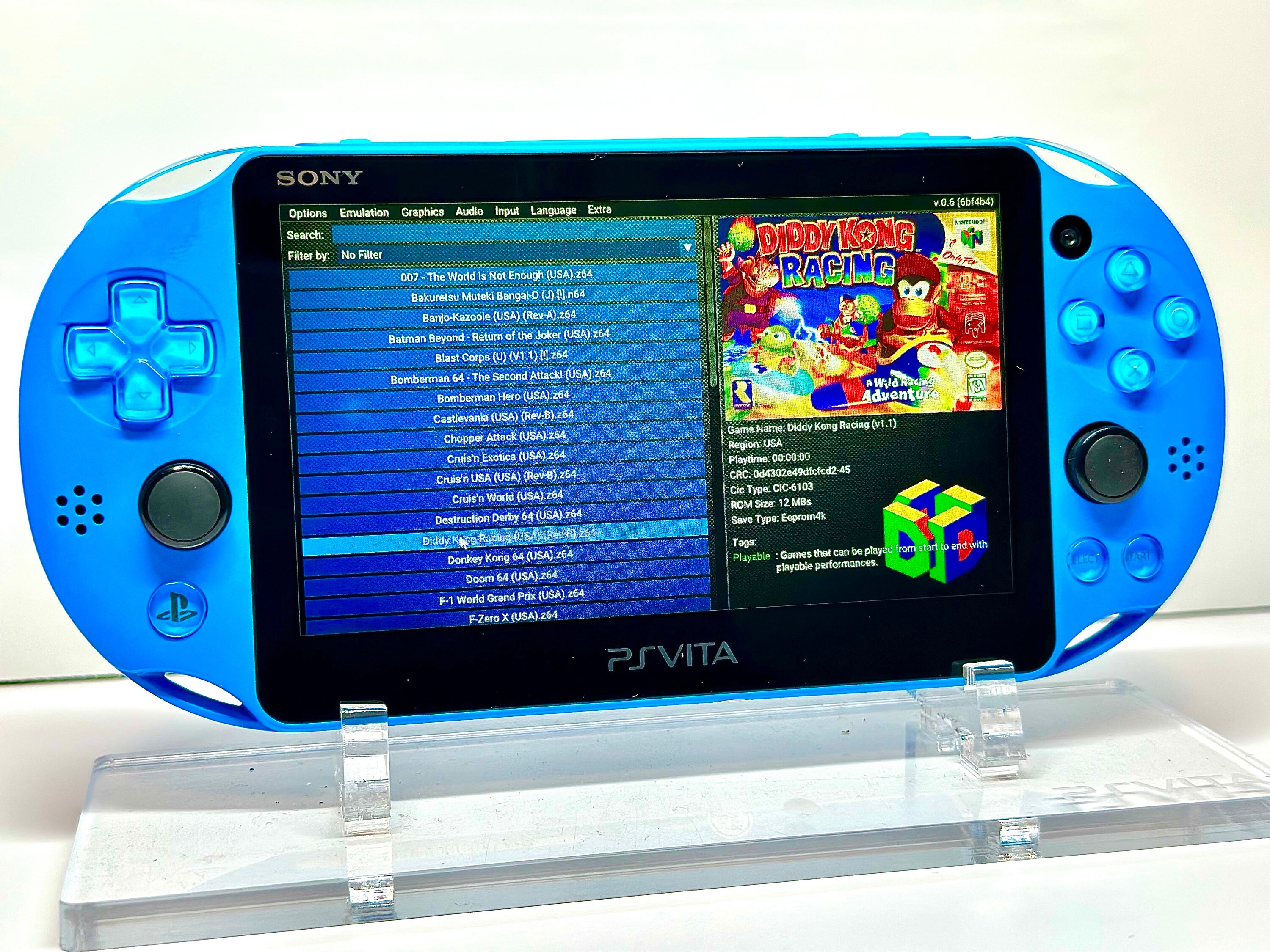 Console Sony Playstation PS Vita Aqua Blue PCH-2000 ZA23 Solo PSV - Foto 13