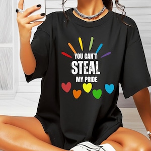 Comfort Colors Tee, Pride Month, Lgbtq Pride, Gay Pride Shirt, Rainbow Tshirt, Lesbian Shirt, Equal Rights Tshirt, Queer Gifts, Lgbtq Shirt