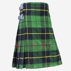 Schottischer handgemachter Wallace Jagd Tartan Kilt - Clan Wallace Kilt für Männer