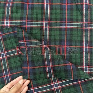 Scotland National Tartan Fabric - Tartan Fabric by the Yard - 16 Oz Acrylic Wool - 54&quot; Width - Machine Washable