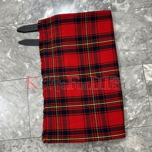 Scottish Handmade Oliver Modern 8 Yard Tartan Kilt - Clan Oliver Kilt for Men