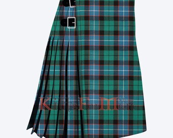 Scottish Handmade Mitchell Ancient 8 Yard Tartan Kilt - Clan Mitchell Kilt for Men - Made to Order