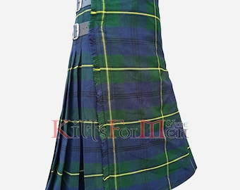 Scottish Handmade Johnstone Modern Tartan Kilt Clan Johnstone