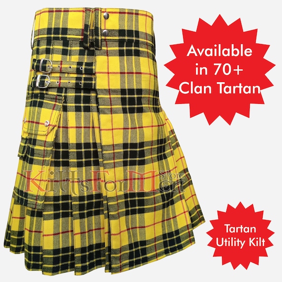 Scottish Tartan Utility Kilt 70+ Tartans Available - Buy your Clan Kilt