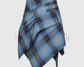Gonna scozzese da donna in tartan / Minigonna a quadri con orlo a fazzoletto / Gonna a portafoglio in tartan / Disponibile in oltre 400 tartan