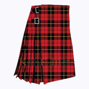 Schottischer handgemachter Wallace Tartan Kilt - Clan Wallace Kilt für Männer