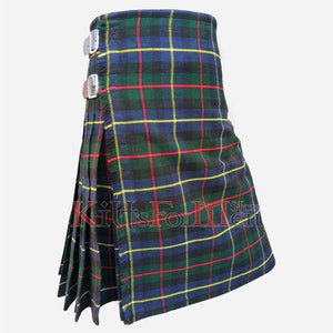 Scottish Handmade Macleod of Harris Tartan Kilt - Clan Macleod Kilt for Men