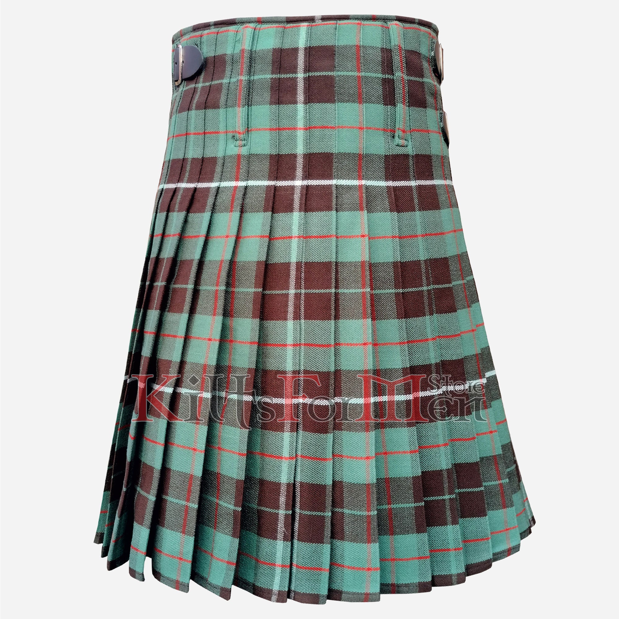 Scottish Handmade Mackinnon Hunting Ancient Family Tartan Kilt Clan