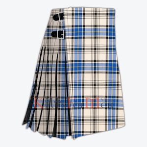 Scottish Handmade Hannay 8 Yard Tartan Kilt - Clan Hannay Kilt for Men