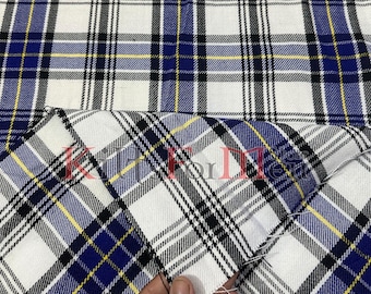 Hannay Tartan Fabric - Tartan Fabric by the Yard - 13 Oz Acrylic Wool - 54" Width - Machine Washable