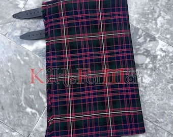 Scottish Handmade Macdonell of Glengarry Modern 8 Yard Tartan Kilt - Clan Macdonell Kilt for Men