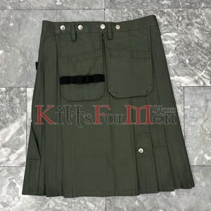 Handmade Working Heavy Cotton Utility Kilt | Work Kilt for Men - Made to Order - Available in 16 Colors
