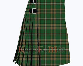 Schotse handgemaakte O'Neill-kilt met Schotse ruit van 8 Yard - Clan O'Neill-kilt voor heren
