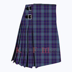 Scottish Handmade McCormick 8 Yard Tartan Kilt - Clan McCormick Kilt for Men