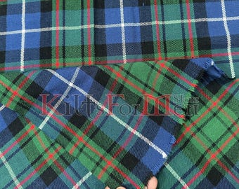 Macrae Hunting Ancient Tartan Fabric – 16 Oz Acrylic Wool, 54" Wide