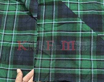 Tkanina Maccallum Modern Tartan - Tkanina w kratę cięta na wymiar - Wełna akrylowa 16 Oz - Szerokość 54" - Można prać w pralce