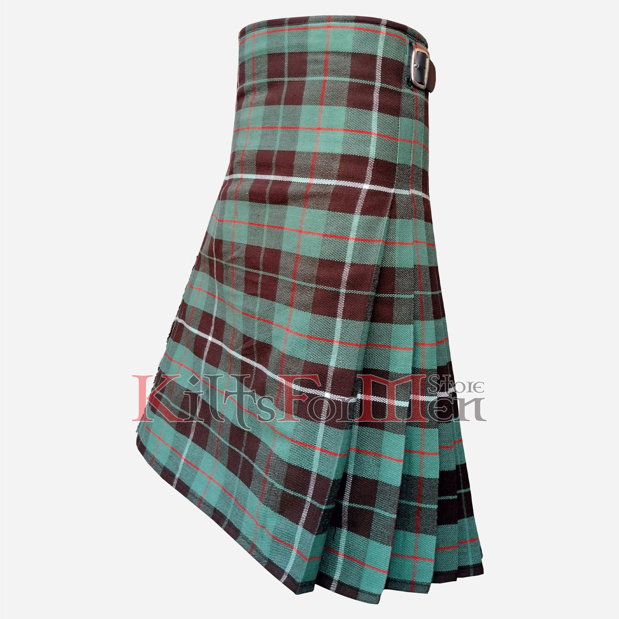 Scottish Handmade Mackinnon Hunting Ancient Family Tartan Kilt Clan