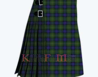 Scottish Handmade Moree 8 Yard Tartan Kilt - Clan Moree Kilt for Men