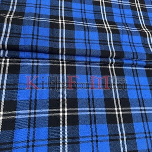 ramsay blue tartan tie