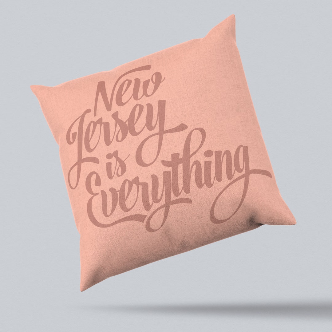 New Jersey New Jersey Pillow NJ Pillow NJ Decor NJ Home Etsy
