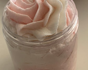 Strawberries and Cream Foaming Whipped Sugar Scrub