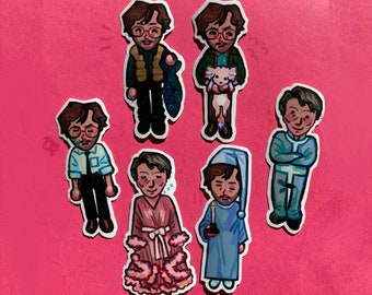 Hannibal silly assorted stickers