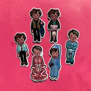 Hannibal silly assorted stickers